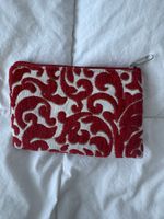 Porte-monnaie vintage rouge et blanc – parfait pour l'été!