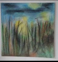 Gemälde "Waldstück " handmade 57×57
