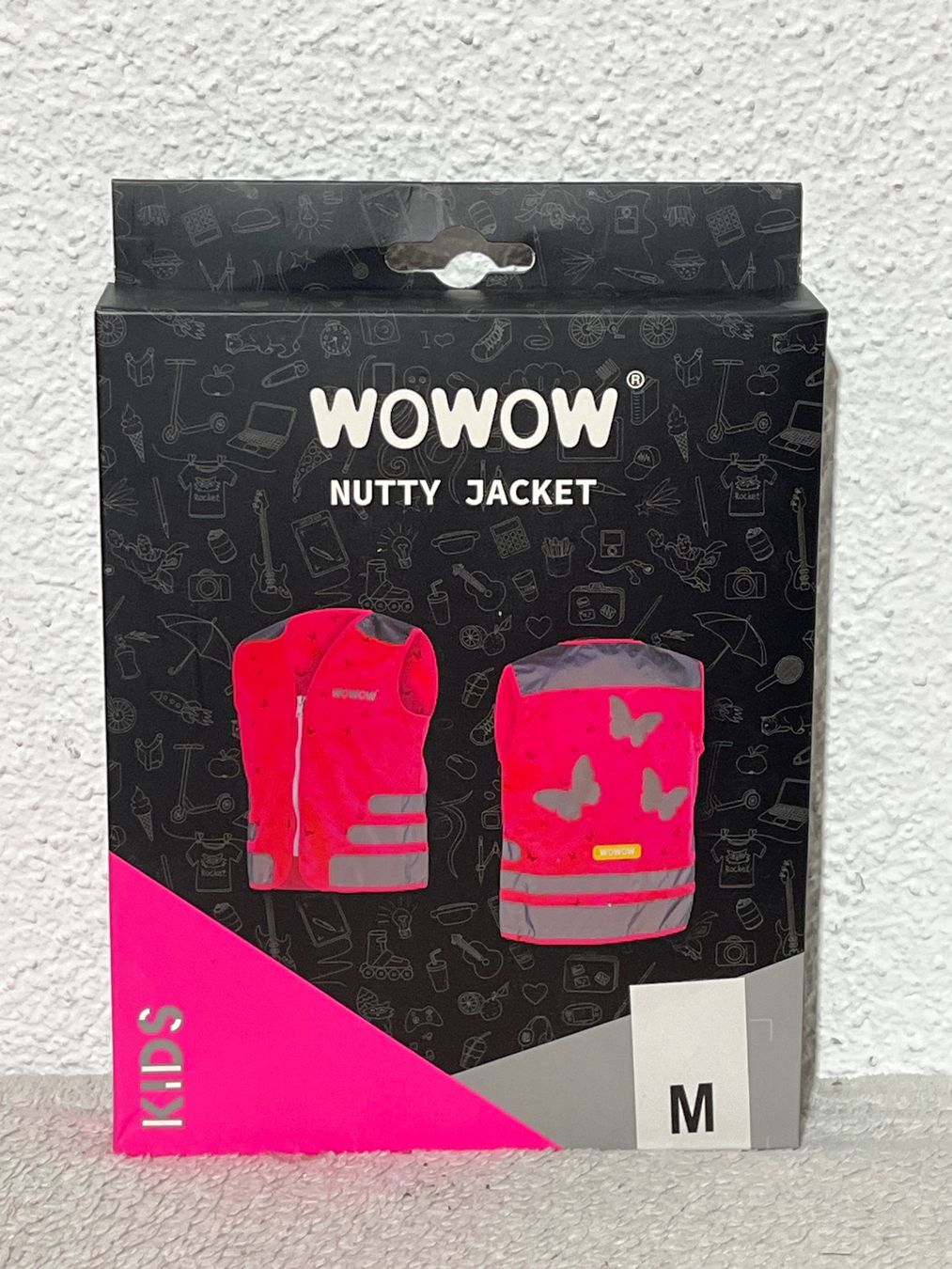 Sonstige Mädchenkleider: Wowow Nutty Jacket Kinder Warnweste Pink Grösse M – Neu und originalverpackt aus Oberegg von MZ_DiesundDas