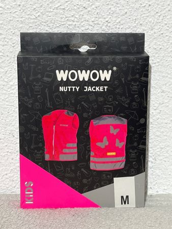 Wowow Nutty Jacket Kinder Warnweste Pink Grösse M