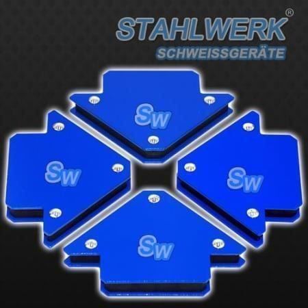 Tutti gli attrezzi: SCHWEIßWINKEL x 4 (klein) SCHWEIßMAGNET – Nuovo e nell'imballaggio originale da Amriswil venduto da JaJa-Express