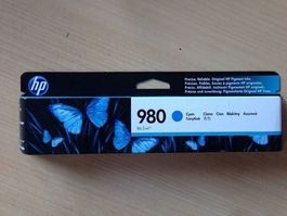 HP Officejet X555, MFP X585 Nr. 980 cyan Patrone, D8J07A