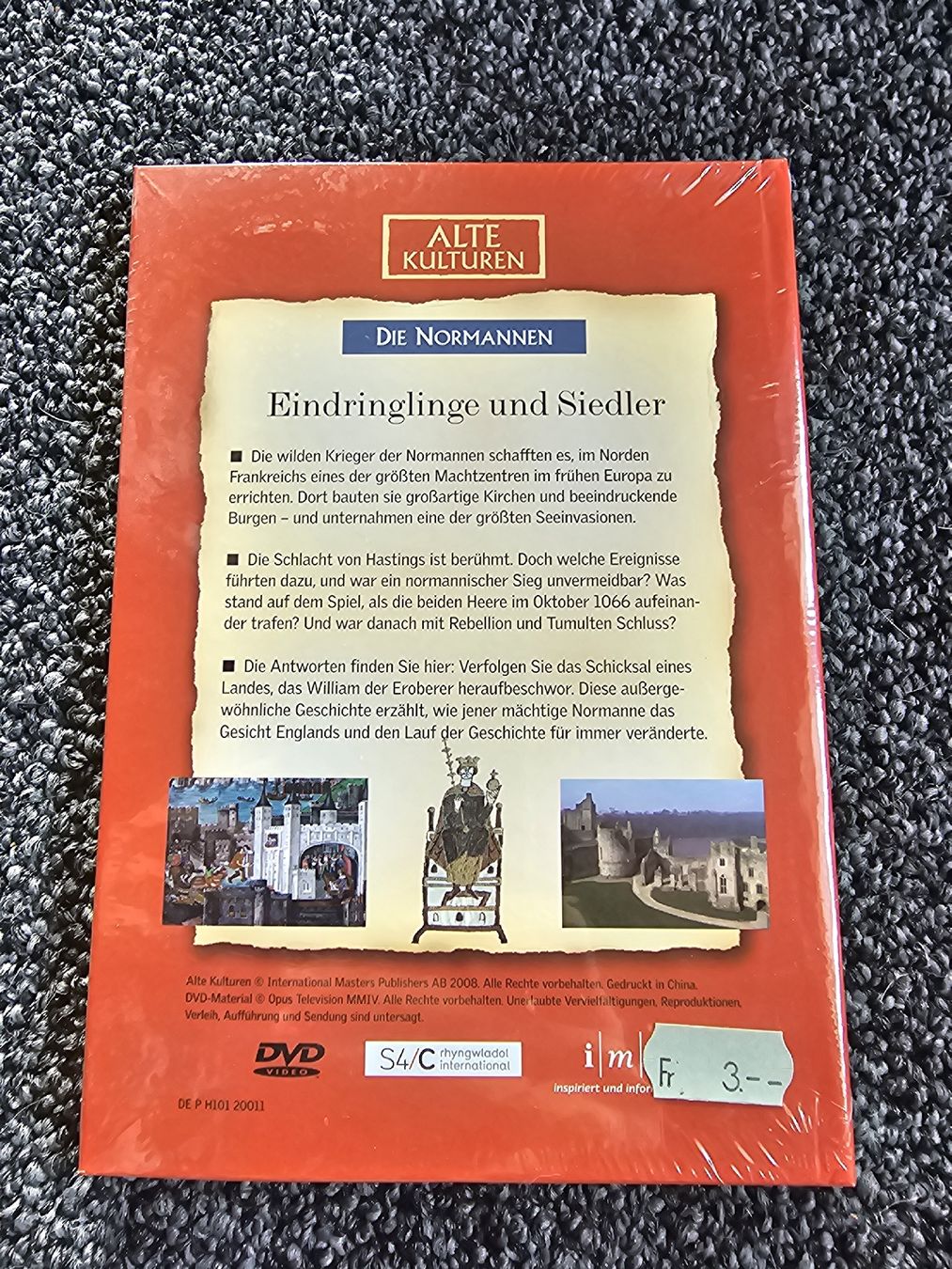 Tutti i DVDs: Die Normannen: Eindringlinge und Siedler - Geschichtsbuch – Nuovo e nell'imballaggio originale da Ruswil venduto da jan_bxl5 1