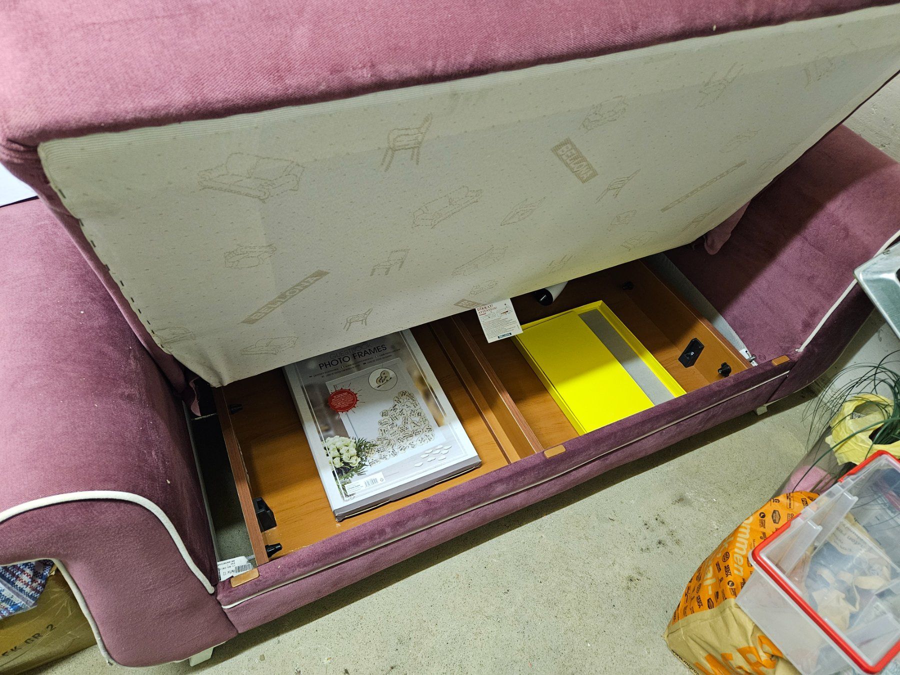 Sofas: Zweier Bettsofa mit Stauraum – Gebraucht aus Brugg AG von steinbach 3