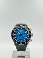 Edox Chronograph Taucheruhr – 30 ATM – Blaues Zifferblatt