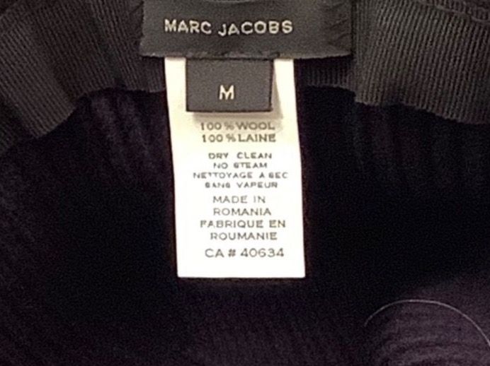 Marc Jacobs Copricapi, berretti & cappellini: Mark Jacobs Couture Wollhut Gestrickt Dunkelblau – Nuovo (secondo la descrizione) da Küsnacht ZH venduto da Vuit-on 2