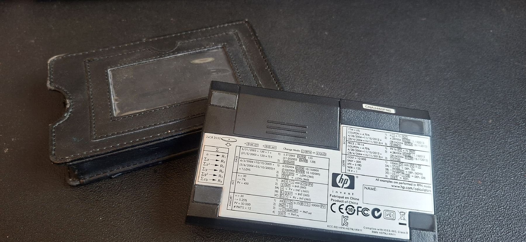 Hewlett Packard Calcolatrici tascabili: Calculatrice HP 12c platinum – Usato da Ballaigues venduto da modoty 1