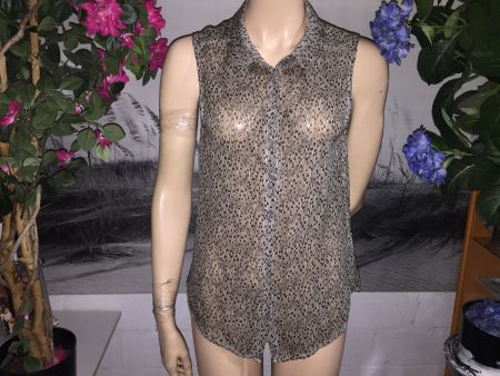 NILE Blouse en soie / seiden Bluse taille / Grosse XS