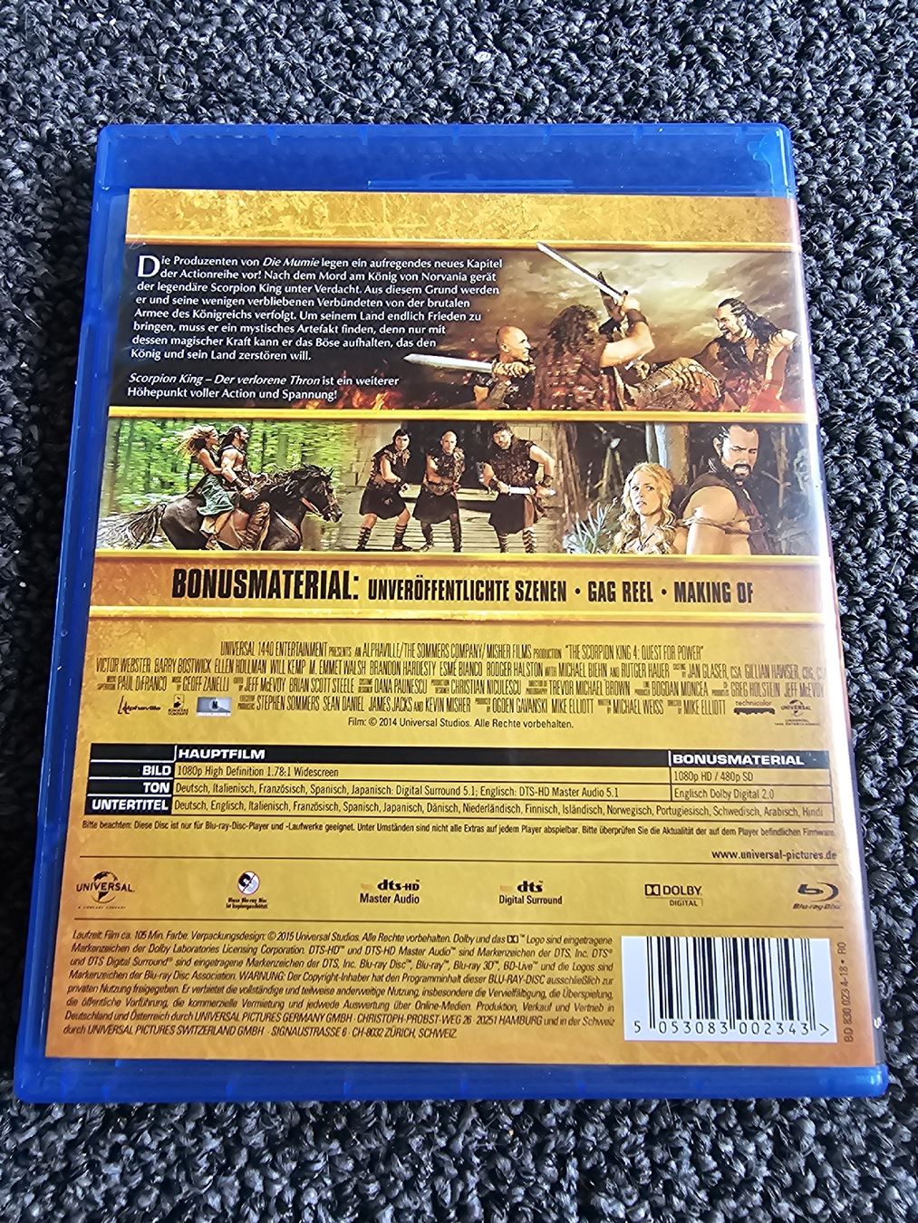 Tous les DVDs: The Scorpion King 4 Blu-ray – D'occasion à Ruswil par jan_bxl5 1