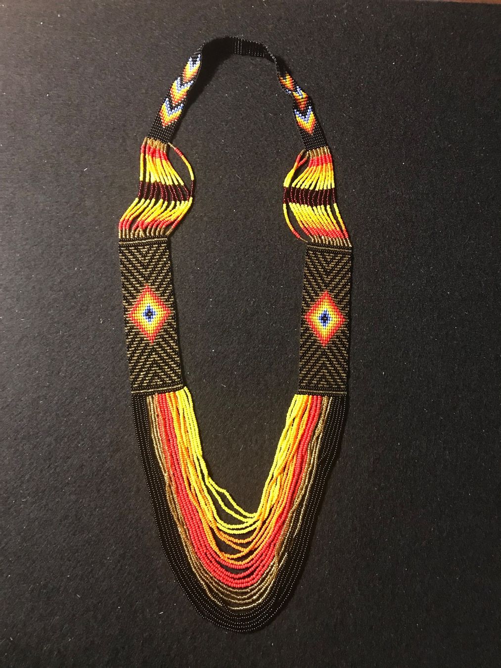 Catenine: Glasperlen Kette Amazonas – Nuovo (secondo la descrizione) da Basel venduto da Michael-Keltoi