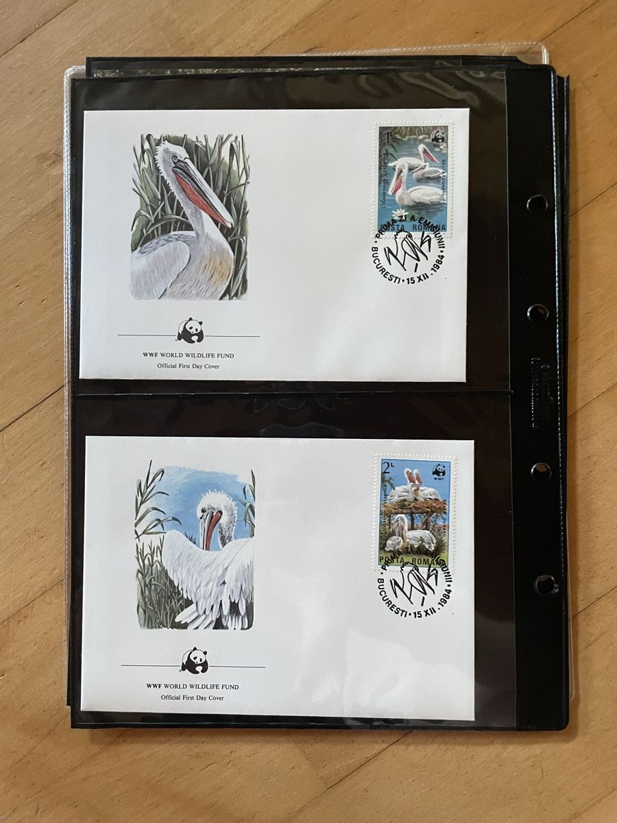 Tous les timbres: WWF Set "Der Krauskopfpelikan" – D'occasion à Altdorf UR par mic_z8bj 5