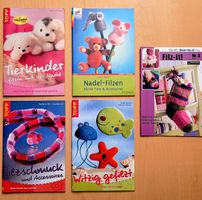 Filzen 5 Bücher: Tiere, Weihnachten, Schmuck und anderes