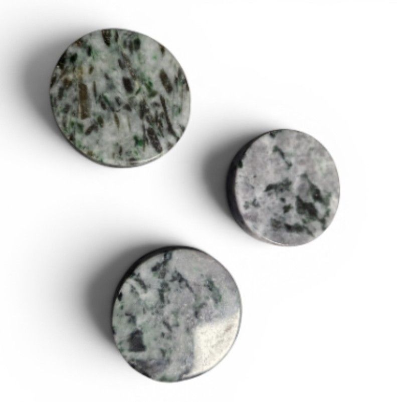 Pietre preziose: Jade de Birmanie 3 pieces – Nuovo e nell'imballaggio originale da Vernier venduto da 19pigments 1