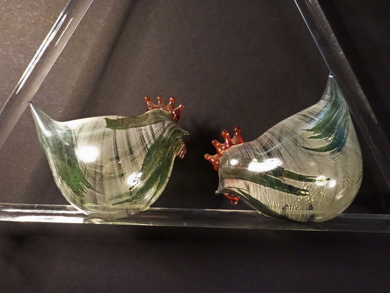 Tutte le decorazioni: Mobile mit Hühner aus Glas – Usato da Russikon venduto da Eulenfeder 3