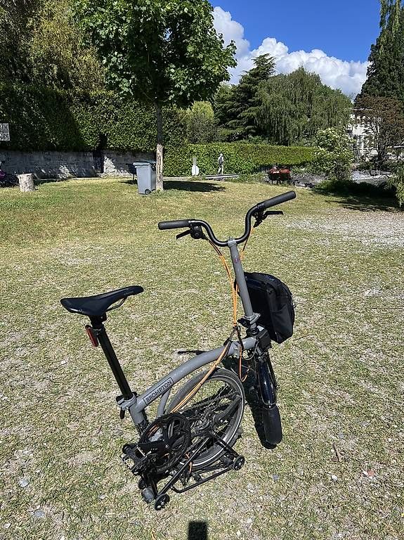 Brompton Biciclette: Brompton électrique P-Line - Acier & Titane – Usato da Renens VD venduto da nat_l5z8 1