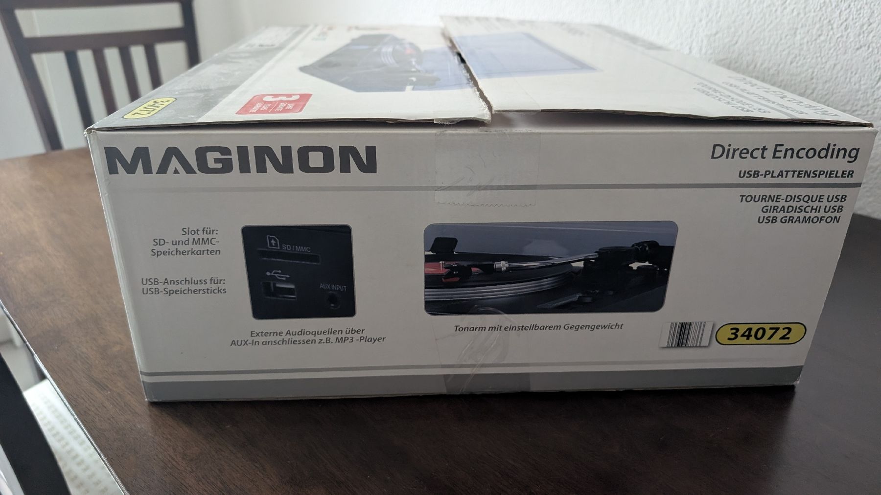 Tourne-disques: MAGINON PS 998e Plattenspieler USB Direct Encoding neu – Neuf avec emballage d'origine à Rorschach par Obi-Wan85 2
