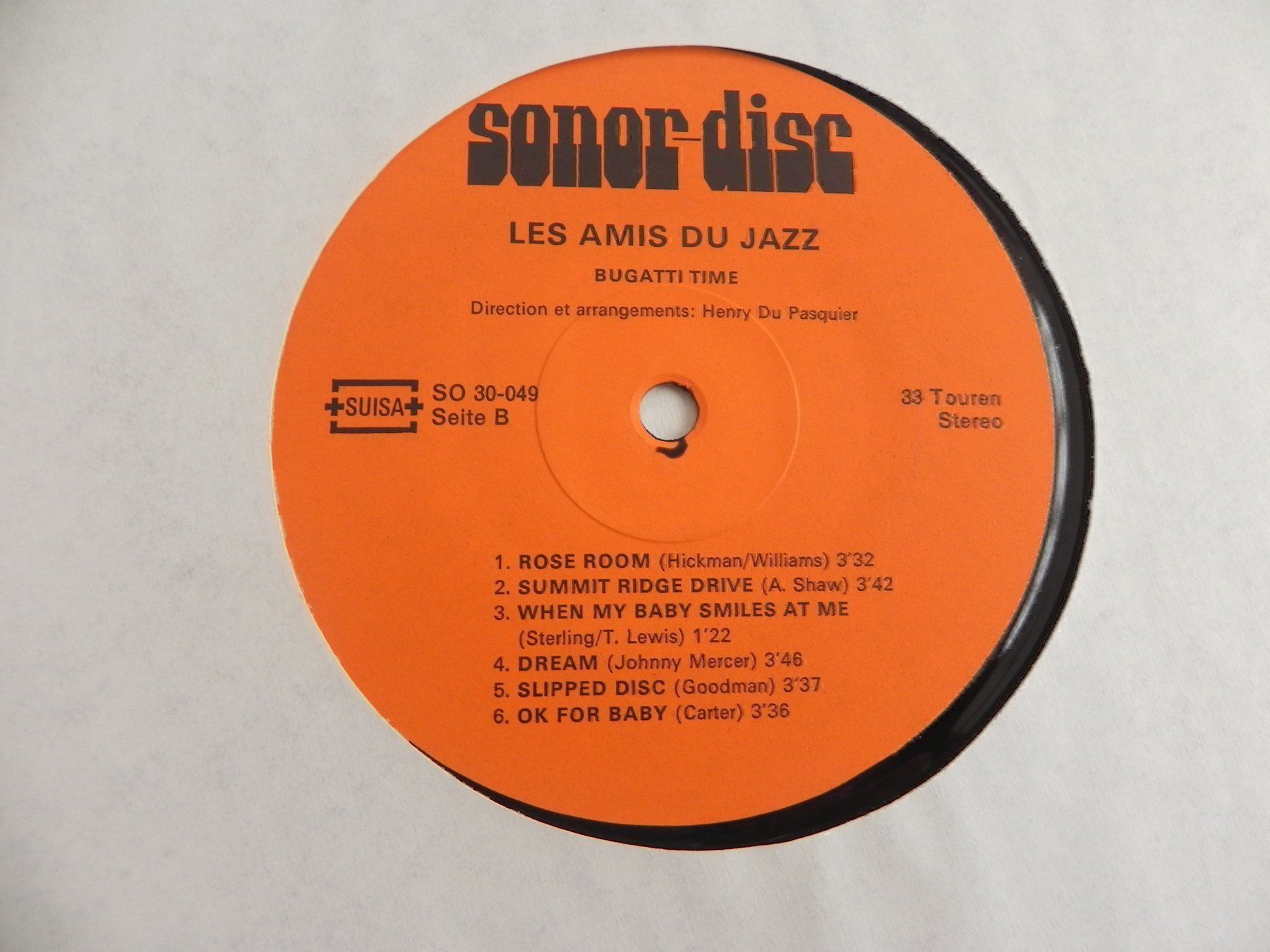 Dischi in vinile: LP Les Amis du Jazz Cortaillod Bugatti – Usato da Siebnen venduto da krimsie 2