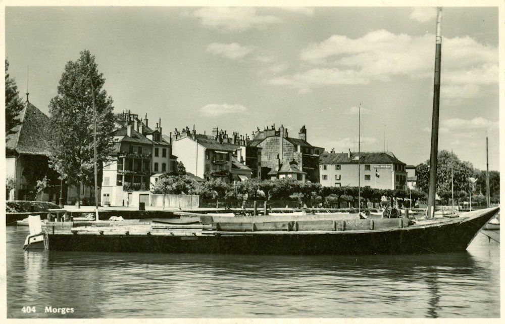 Cartoline postali: Morges - Vue Générale – Usato da Chavornay venduto da SupraSenna
