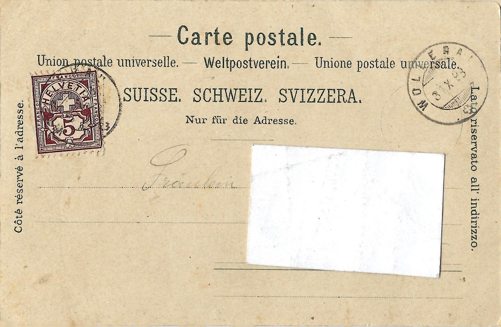 Cartoline postali: 6120.    GRUSS  AUS  Wädensweil – Usato da Bütschwil venduto da Jackson1A 1