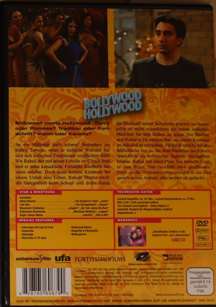 Tutti i DVDs: Bollywood Hollywood – Usato da Luzern venduto da CONTENTI 2