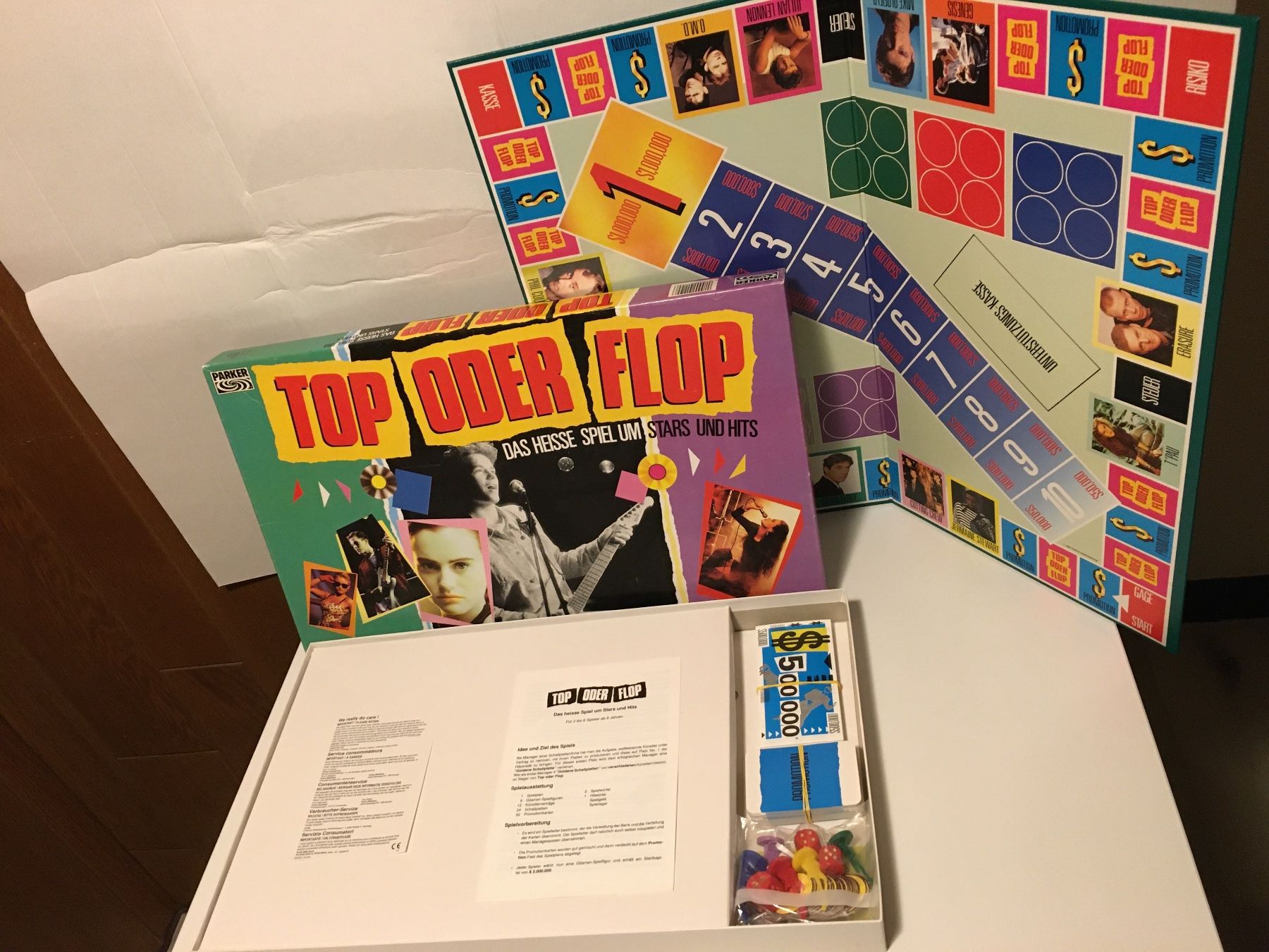 Parker Giochi: TOP ODER FLOP - Spiel von Parker - 1989 - Tonka – Usato da Andwil SG venduto da Rainboli