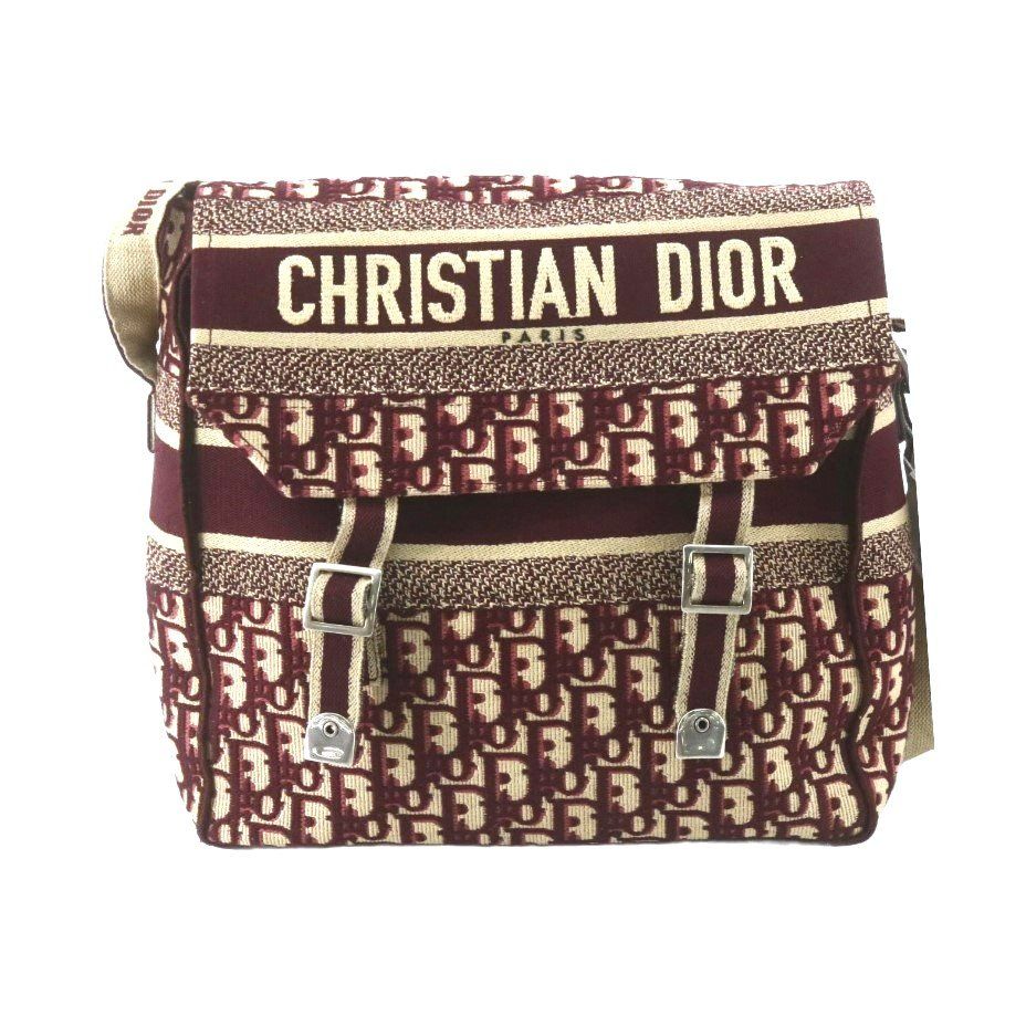 Dior Borse da donna: Dior Camp Bag Oblique Bordeaux – Usato da Zürich venduto da Liloubags