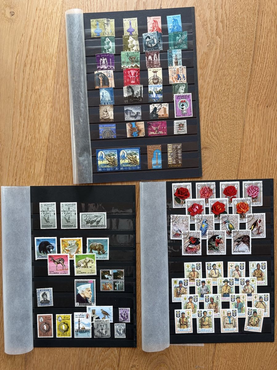 Tous les timbres: Collection timbres UAR - Manama -Ajman-Fujera - Saudi - etc – D'occasion à Zweisimmen par Domii