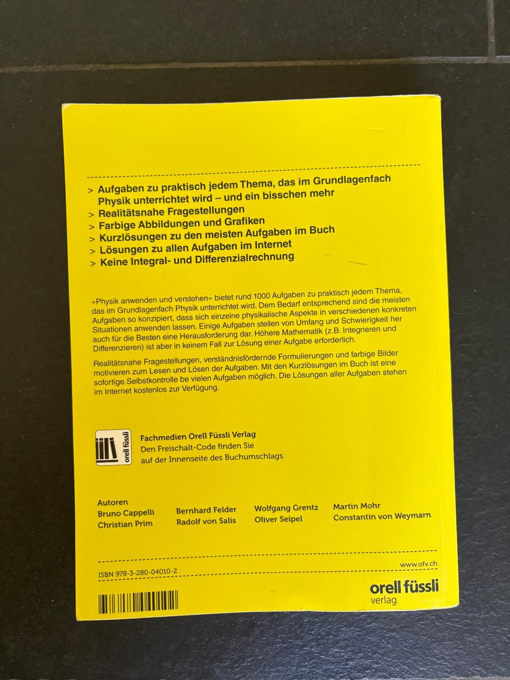 Libri: Physik - anwenden und verstehen – Usato da Zürich venduto da RZH 1