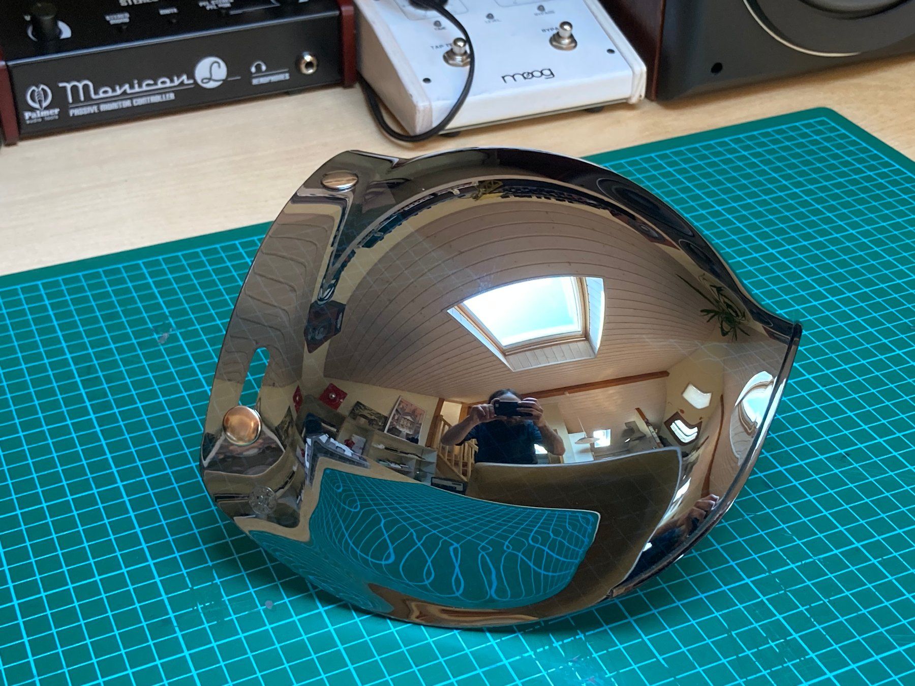 Bell Caschi & visiere: Bell Custom 500 / Bubble mirror visor / NP 40.- – Usato da Froideville venduto da EL.YACHT.Okaz 1