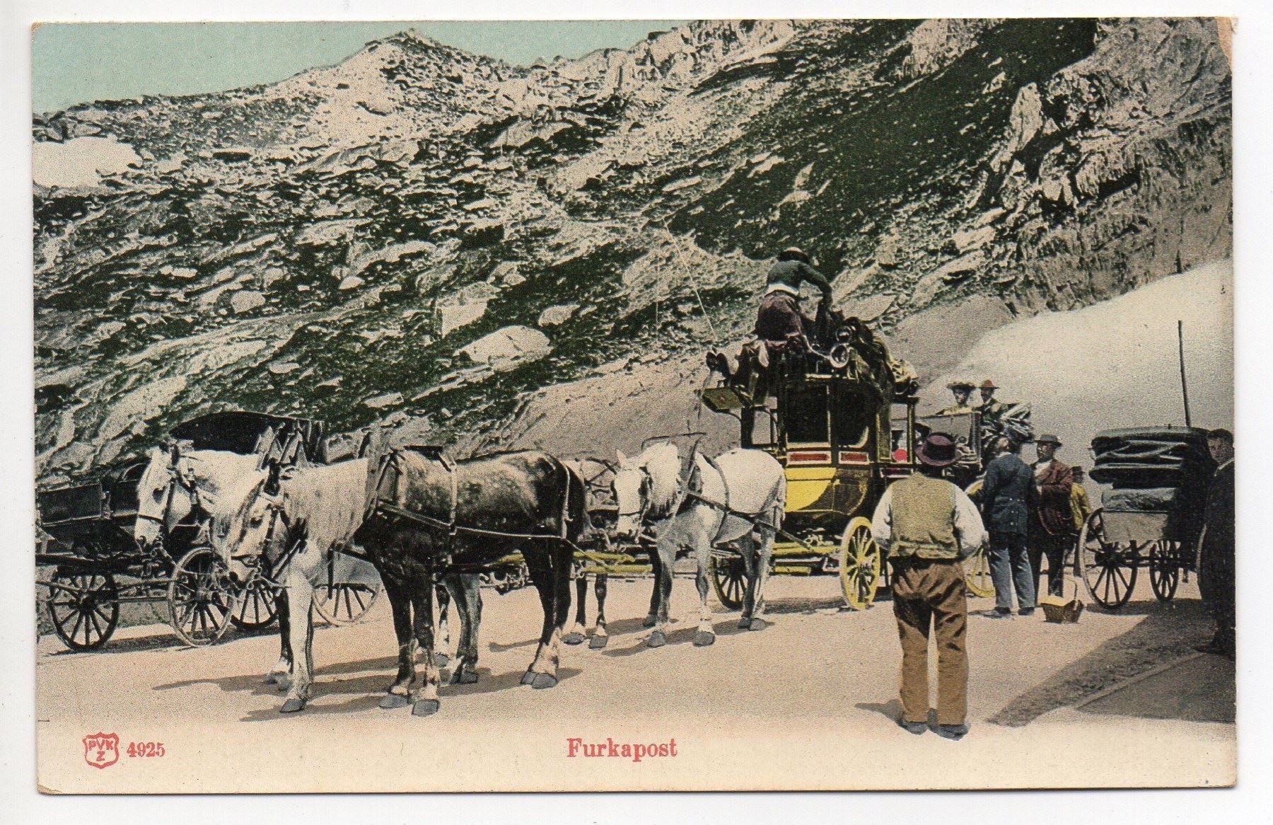 Cartoline postali: FURKAPOST Postkutsche – Nuovo (secondo la descrizione) da Jona venduto da philajona