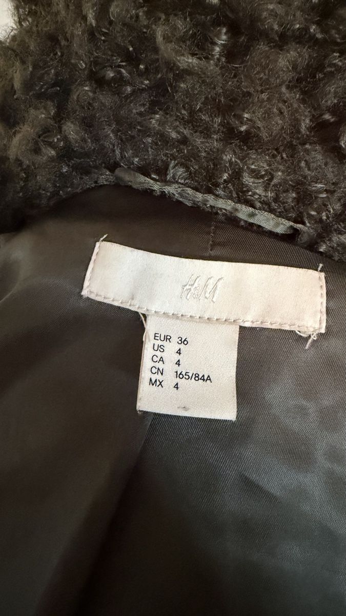 H&M Giacche: H&M faux Shearling Bomber Jacket – Nuovo (secondo la descrizione) da Zug venduto da SpringCleaning99 3