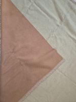 Vintage Wolldecke, Wendedesign oliv-braun 150×145cm