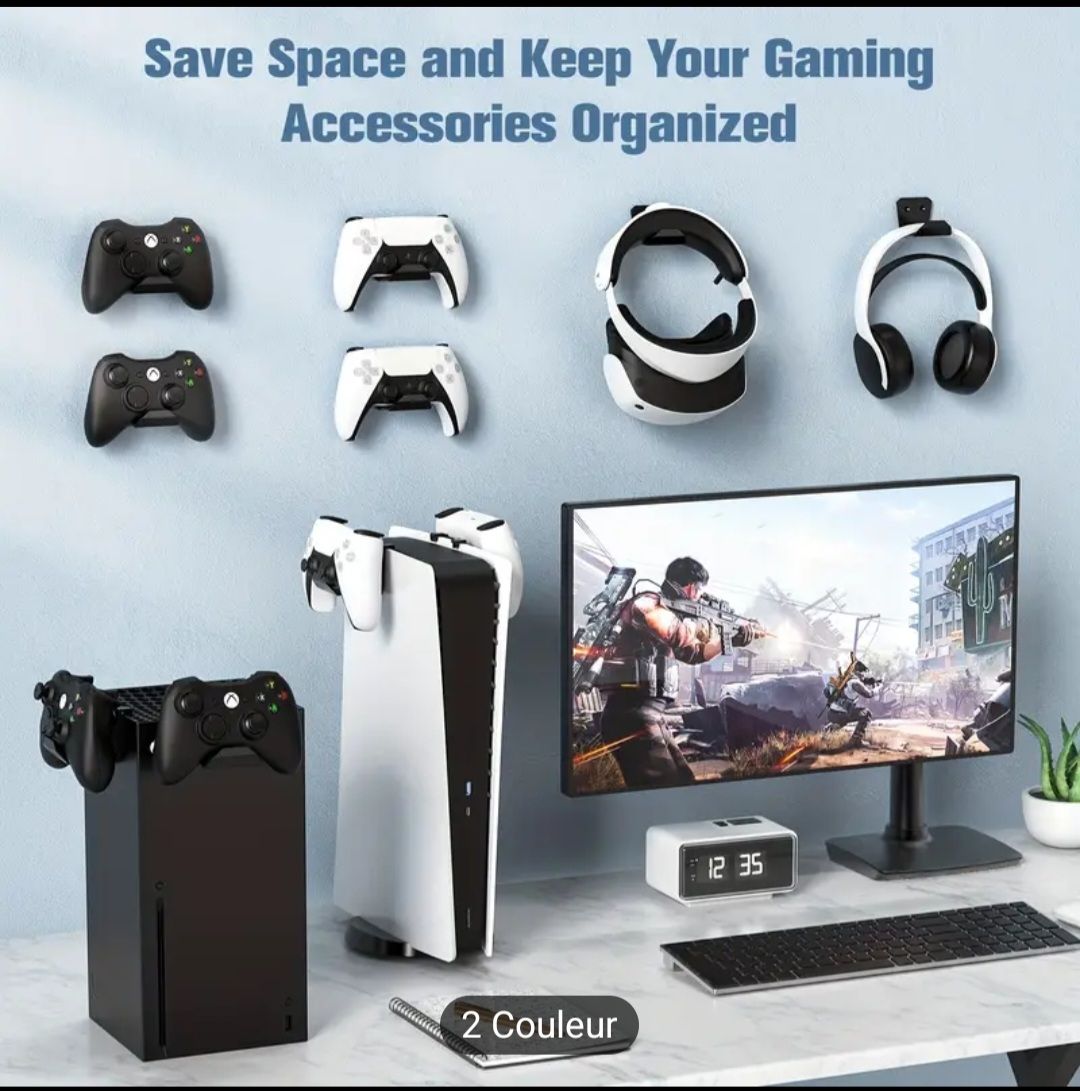 Altro in Decorazioni & Accessori: Lot de 2 supports ppur accessoires Xbox/PS – Nuovo (secondo la descrizione) da Ste-Croix venduto da Sporchet 2