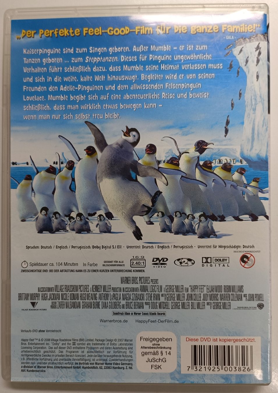 Tutti i DVDs: Kinder DVD: Happy Feet – Usato da Stans venduto da chrimich 1