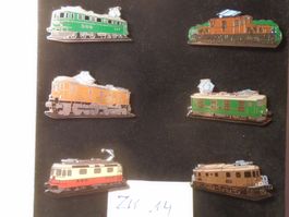 6er Set SBB Loks Pins Tolle Geschenkidee! (ZU14)