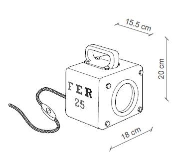 Lampen: Designer Tischlampe Industrial von Ferroluce – Neu (gemäss Beschreibung) aus Einsiedeln von cenikae 1