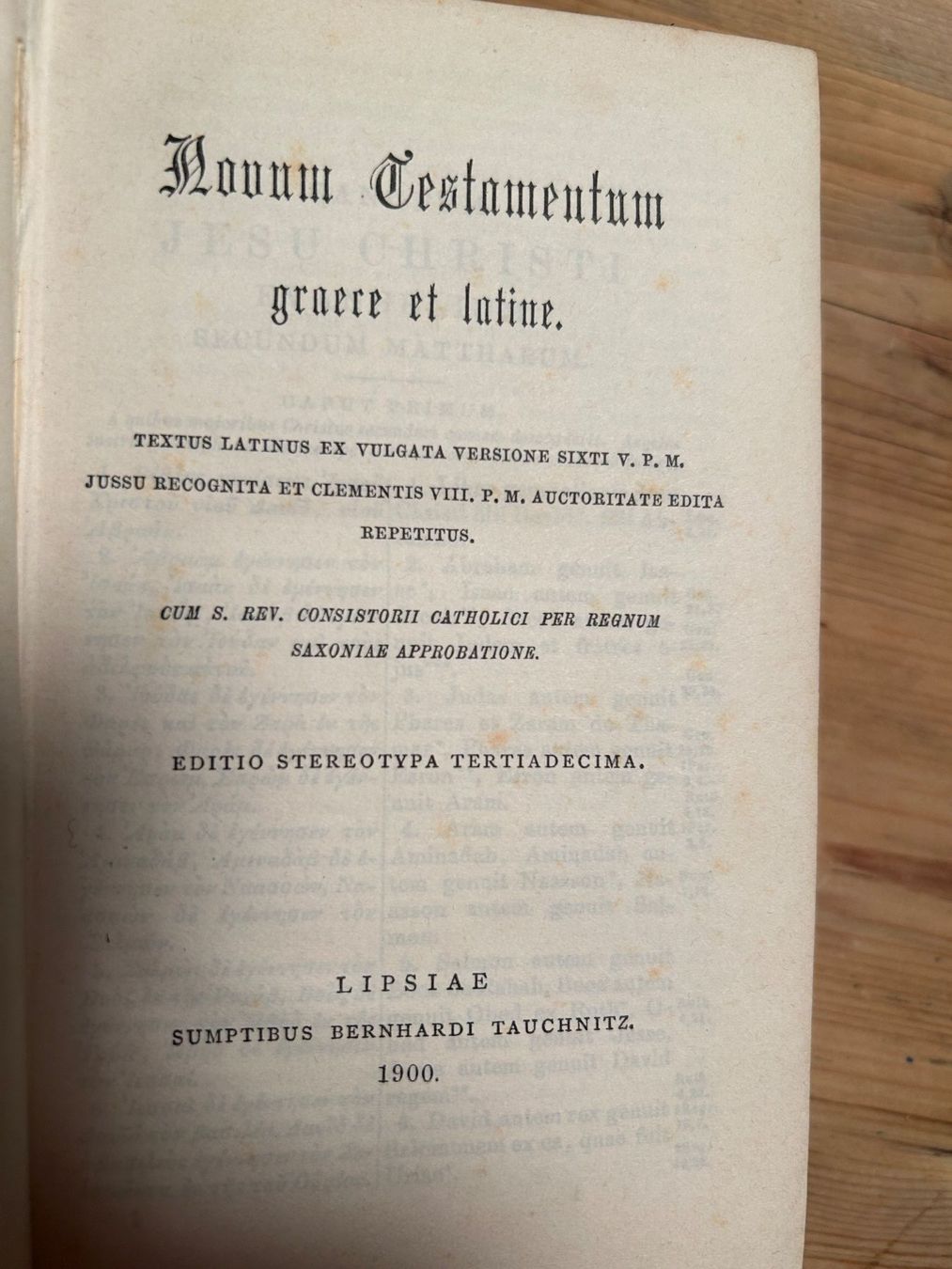 Bücher: Tauchnitz-Bibel 1900 – Gebraucht aus Würenlos von Bestseller018 3