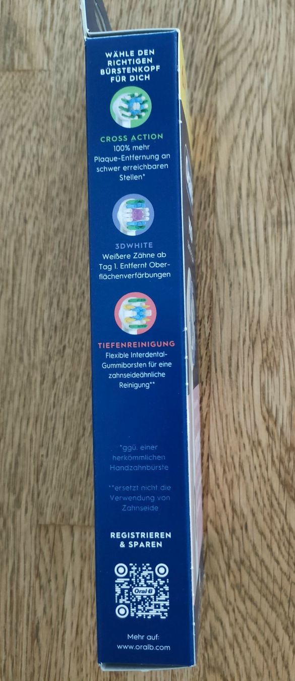 Oral B Cura dei denti: 6 Ersatzbürsten, Bürstenköpfe / Oral-B Pro Sensitive Clean – Nuovo (secondo la descrizione) da Suhr venduto da sternenklar0305 1