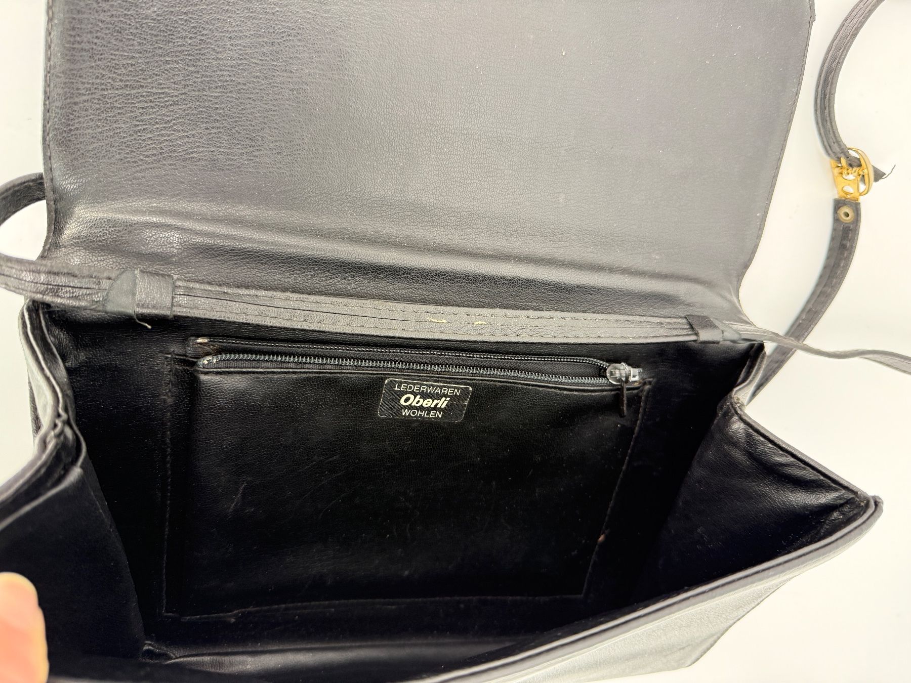 Taschen für Damen: Leder Handtasche von Lederwaren Oberli – Gebraucht aus Auenstein von moin. 3