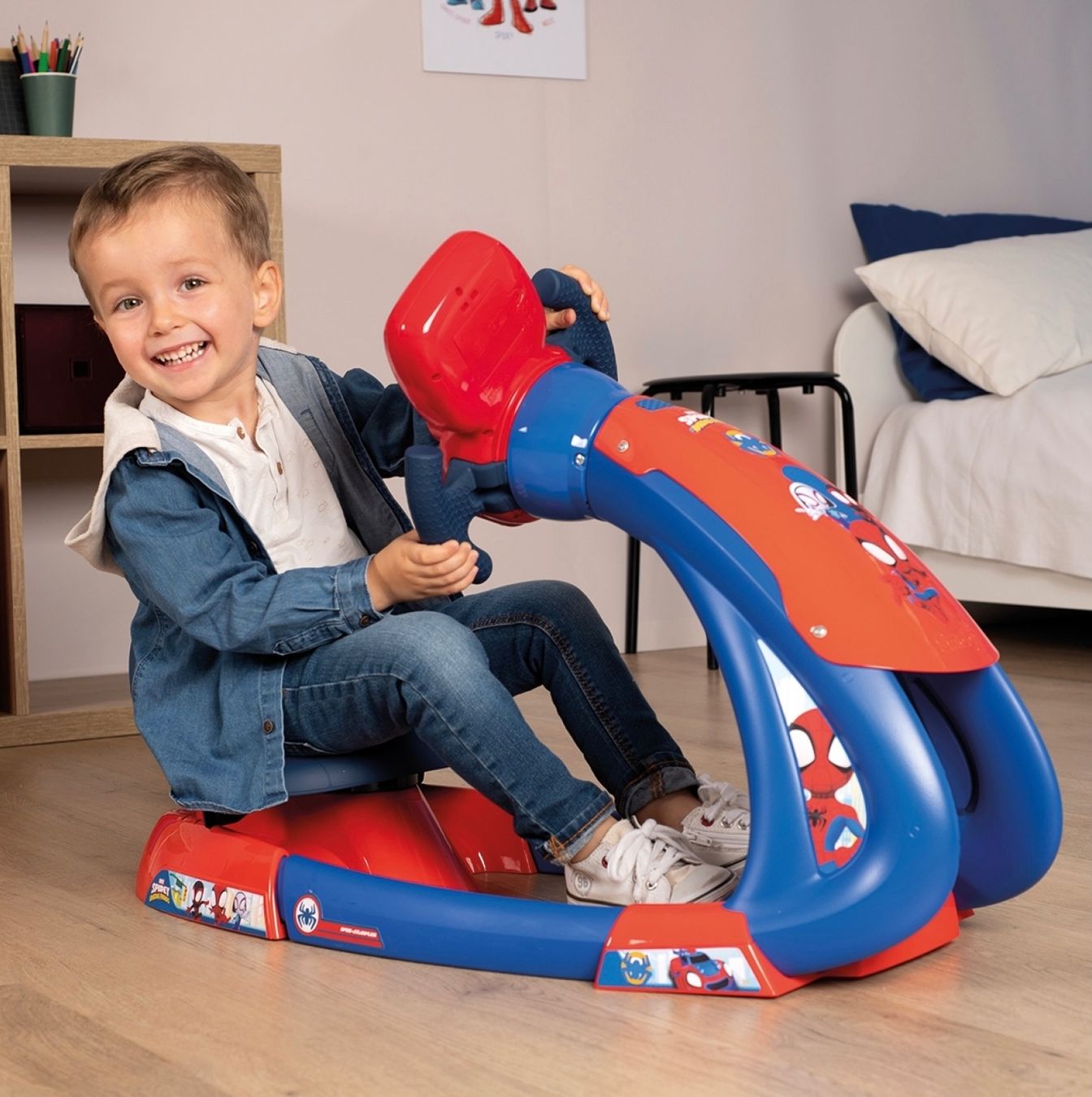 Smoby Spielzeuge: Smoby V8 Driver Fahrsimulator Spiderman – Neu (gemäss Beschreibung) aus Basel von Seifehuesli 4
