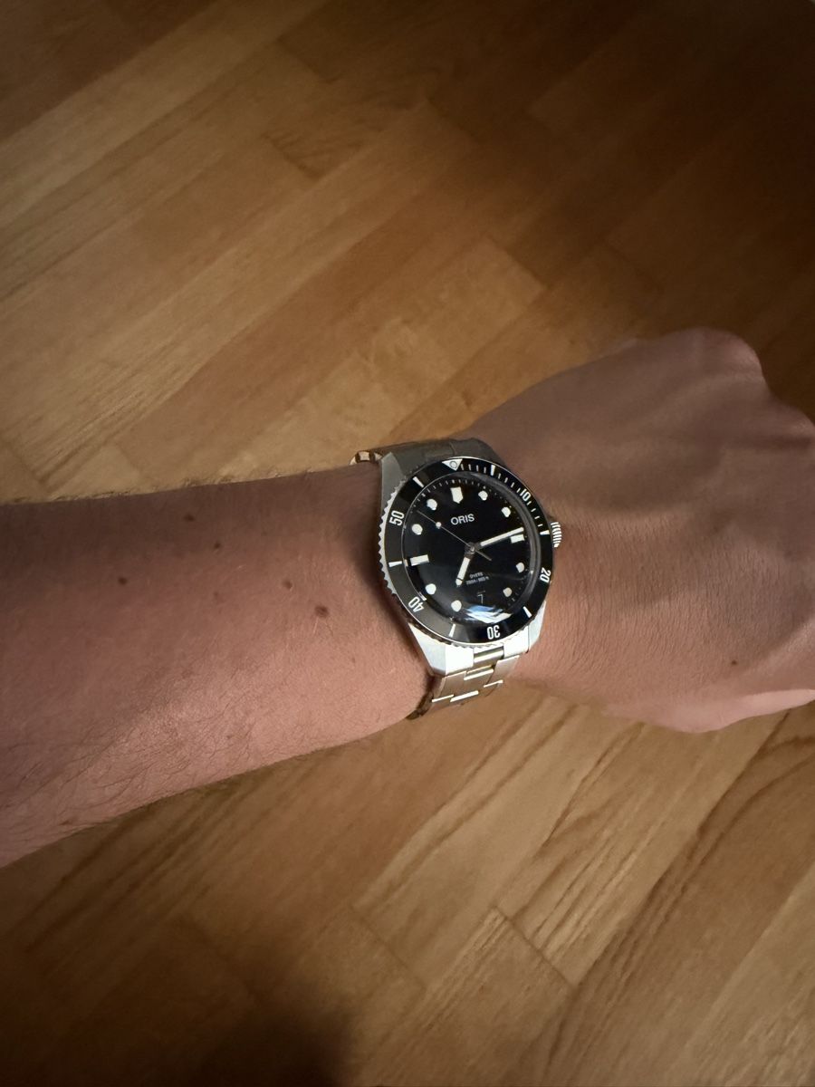 Oris Orologi: Oris Divers Date inkl. Box und Papieren – Usato da Rheinfelden venduto da Laki95