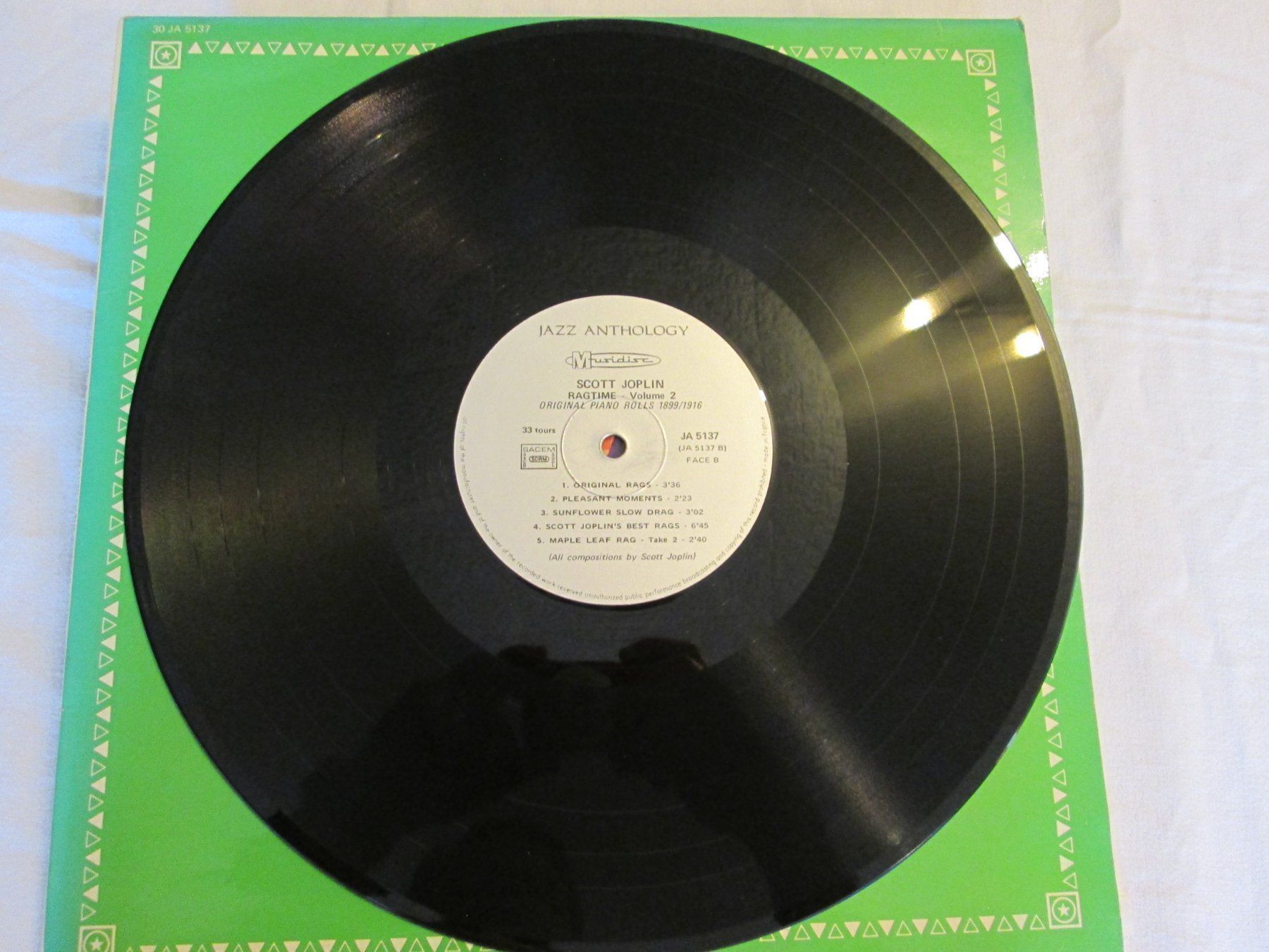 Dischi in vinile: Scott Joplin - Ragtime Vol.2 - 33T Vinyle LP – Usato da la Chaux-de-Fonds venduto da Lampe 3