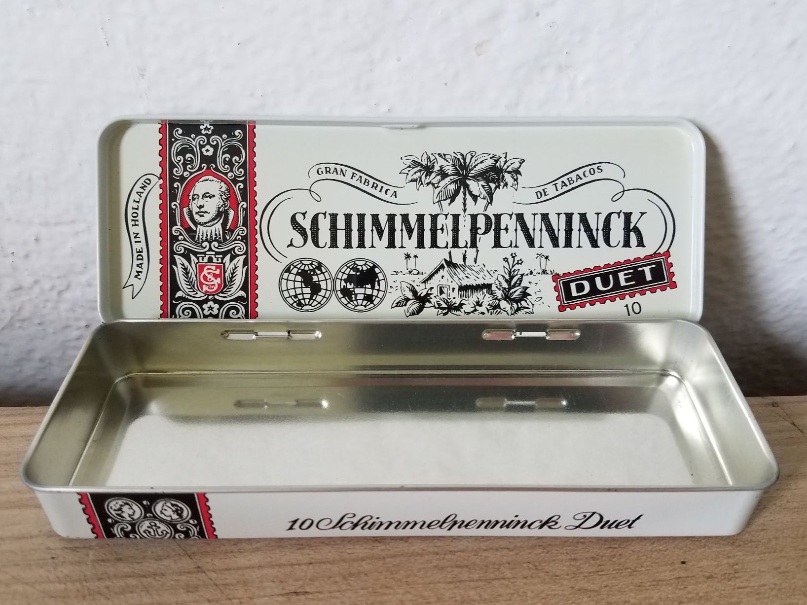 Barattoli: Alte Zigaretten Blechdose Schimmelpenninck DUET 60/70er – Usato da Rorschacherberg venduto da Marubium