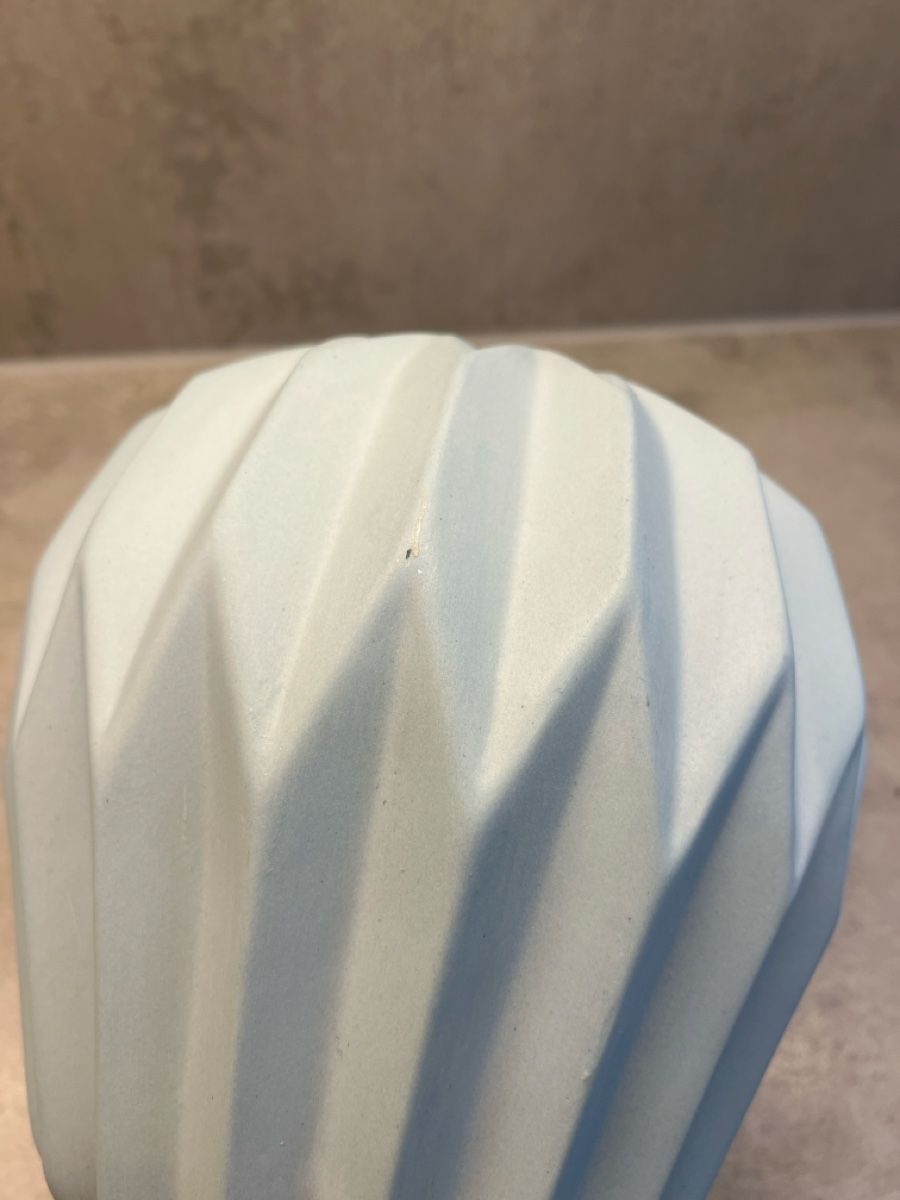 Vase & Récipients: Dekorative Vase matt hellblau geometrisch – D'occasion à Winkel par Mandarinchen9 4