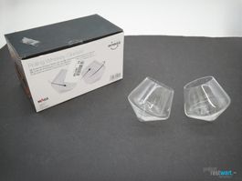 WINKEE Rollende Whiskeygläser 2er Set