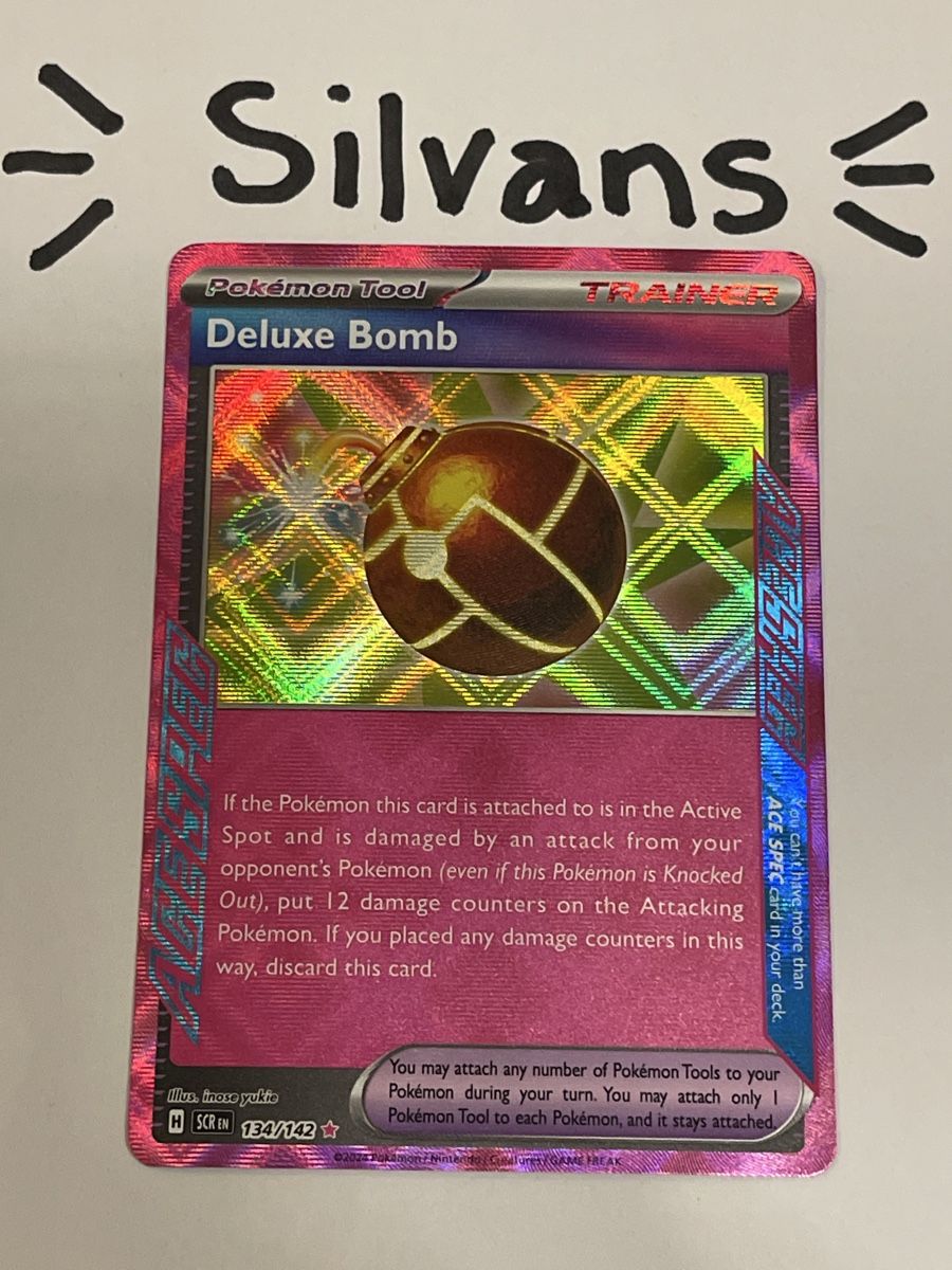 Pokémon Sammelbilder & Trading cards: Deluxe Bomb ACE Spec 134/142 Stellar Crown Englisch – Neu (gemäss Beschreibung) aus Wil SG von Silvans