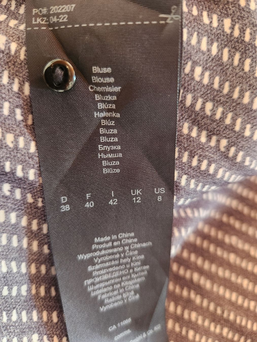 Comma Blusen: Blouse Comma noir blanc Taille 38 bon état – Gebraucht aus Niedergösgen von Eva2410 6