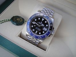 Rolex / GMT Master II / Batgirl / Fabrikneu+Kaufbeleg