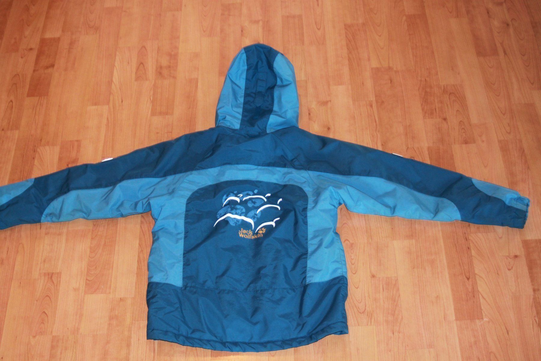 Jack Wolfskin Giacche & Cappotti: blaue Jack Wolfskin Winterjacke 152 – Usato da Wenslingen venduto da Strick4Alpaca 3
