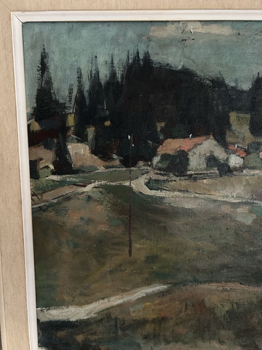 Gemälde: Ernst Baumann Großes Landschaftsgemälde Schweizer Kunst – Gebraucht aus Frauenfeld von Colonia64 1